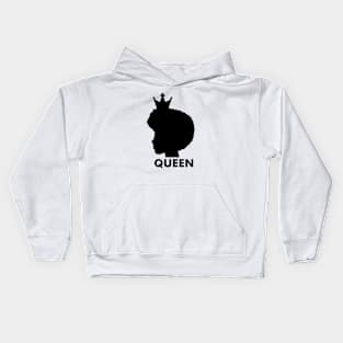 Afro African Queen, Black Pride, Melanin Woman Kids Hoodie